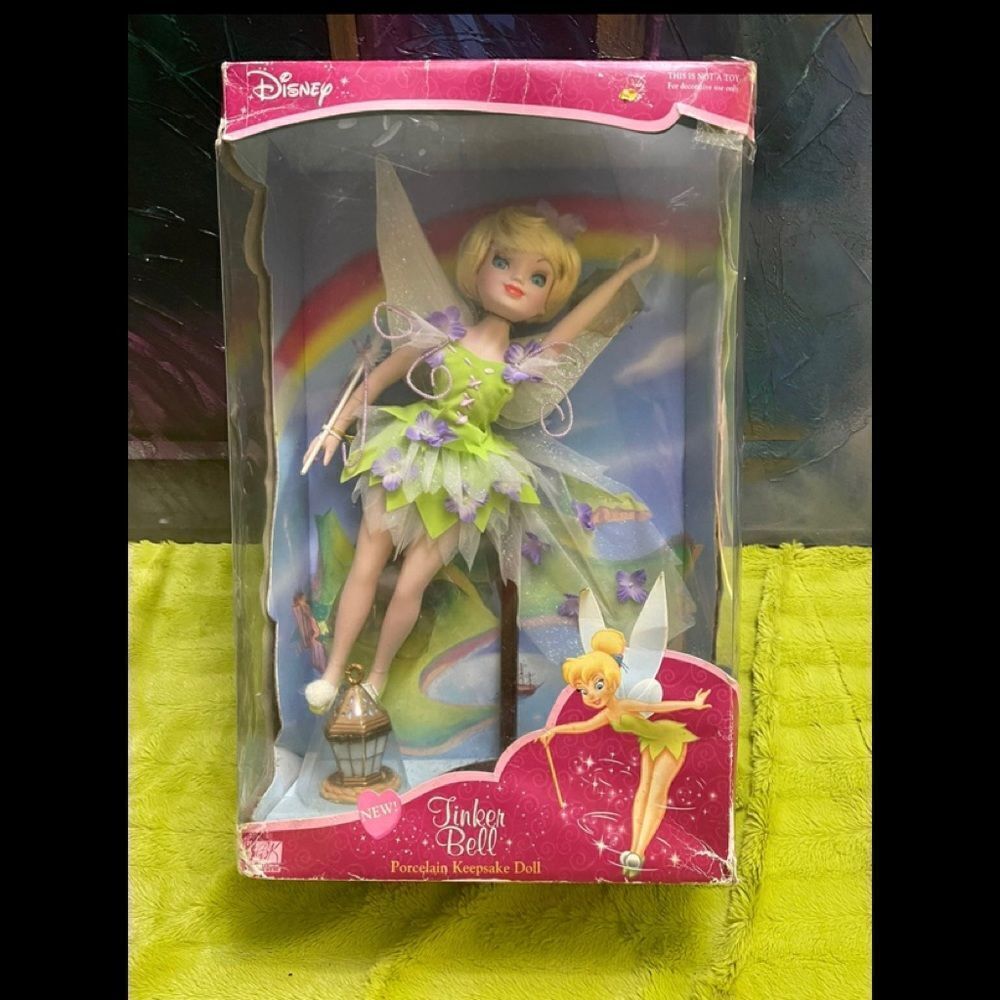 Disney Tinker bell Porcelain Doll